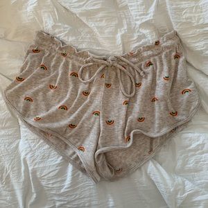 Rainbow short shorts